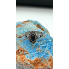 Gümüş Oltu Taşlı Yüzük SY00011