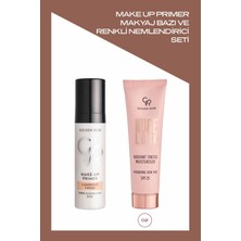 Make Up Primer Makyaj Bazı ve No: 02 Medium Tint Renkli Nemlendirici Seti