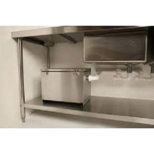 Yağ Tutucu Krom Tezgah Altı -Paslanmazyağ Ayırıcı