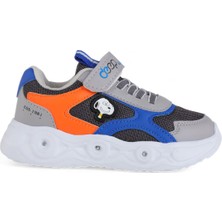 Deep 971 Füme Sax Ortopedik Rahat Hafif Işıklı Çocuk Ayakkabı