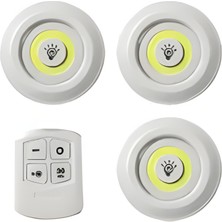 KKS103 – Kendal Kumandalı Kabin Spotu 5W (100 Lümen, 3 Spot + 1 Kumanda)