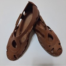 Kapar Hakiki Deri Sandalet Erkek Ortopedik Taban Özelliği ile Konforlu ve Şık Tasarım