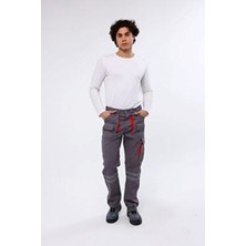 - Harman Karışım Çok Cepli Gri Iş Pantolonu,işci Pantolonu,işçi Pantolonu,iş Elbisesi