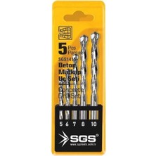 Sgs 1415 Elmas Beton Matkap Ucu Seti 5 Parça