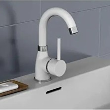 Beyaz Gövde Lavabo Bataryası Çizilmez
