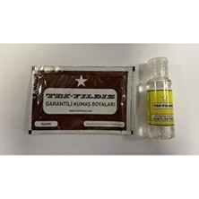 Tek-Yıldız Tek Yıldız Kahverengi Kumaş Boyası ve Sabitleyici Özellikli Renkli Boya Seti