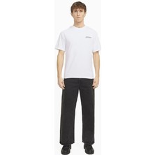 Jack & Jones Jjbeau Tee Ss Frontprınt Beyaz Erkek Kısa Kol T-Shirt