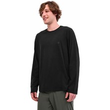 Jack & Jones Lumberjack LOEN 14LJK-130-33 5PR  Erkek Siyah Uzun Kol T-Shirt 102025429
