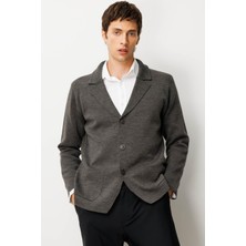 Erkek Cepli Blazer Ceket K.füme