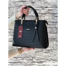 Armise - Kadın Suni Deri Siyah Renk Omuz Çantası