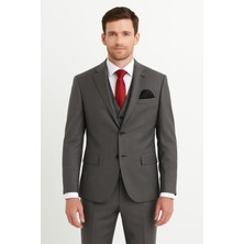 Yelekli Takım Elbise Slim Fit