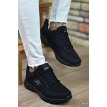Fly Step Siyah Ortopedik Hafif Spor Yürüyüş Sneaker Unisex Ayakkabı Tekstil Malzeme ile Konforlu Tasarım