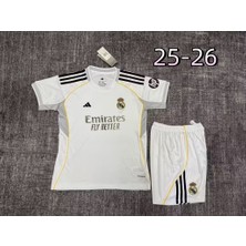 Sidas Arda Güler 25/26 Sezon Real Madrid 15 Numara Çocuk Forması 4 Parça Forma+Şort+Çorap+Biliklik