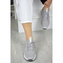 Alexander Sinan Spor Ayakkabı-Sneaker Unisex Ortopedik Tabanlı Tekstil Malzeme ile Gri Renkli Konforlu Tasarım
