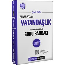 Pegem Akademi Yayıncılık 2026 KPSS Genel Yetenek Genel Kültür Ezberbozan Vatandaşlık Tamam
