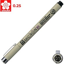 Sakura Bxsdk01-49 Pigma Micron 0.25 Mm Siyah 01 Çizim Kalemi (12 Li Kutu)