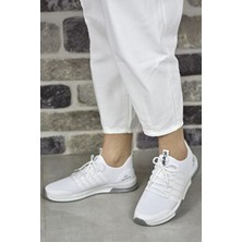 Kadın Erkek Bez Spor, Günlük Ayakkabı Beyaz