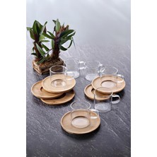 6 Lı Cam Çay Fincanı Seti 200 ml