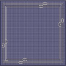 Armine Klasik Desenli Saf Ipek Twill Eşarp 9404D 09