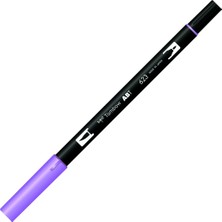 Supertrend Dual Brush Pen Grafik Çizim Kalemi 623 Purple Sage