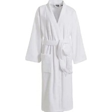 Beyaz Unisex Bornoz