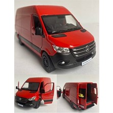 Metal Oyuncak Araba Mercedes Benz Sprinter 1/40 Ölçek 12 cm Lisanslı Model Araba