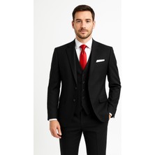Yelekli Takım Elbise Slim Fit