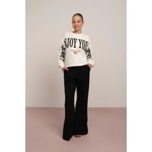 Loco Loco Kız Çocuk 7832  Ispanyol Paça Pantolon