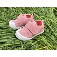 Vicco Anka Kadın Ayakkabı Suni Deri Malzemeden Yapılmış 21 Numaralı Pembe Poli Tabanlı