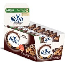 Nesfit Bitter Çikolatalı Bar 23,5 gr x 16 Adet