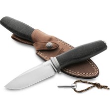 Lionsteel Acha Black Burlap Mikarta Bıçak
