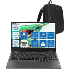 Lenovo Loq 15IRX10 Intel® Core I5-13450HX 128GB Ddr5 256GB SSD 15.6" 8GB/RTX5060 100W (1920X1080) IPS 300NITS 144Hz, G-Sync® WIN11PRO Gaming BILG.83JE00JMTRP31+ZETTAÇANTA