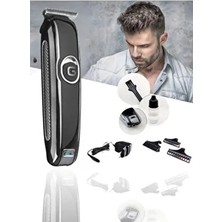 Dearling Plus Swan Profesyonel Kablosuz Tıraş Makinesi Siyah Saç Sakal Kesme ve Traş İçin Keskin Bıçaklar