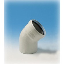 Ege Yıldız 75X45 Pvc Açık Dirsek 3,2 mm