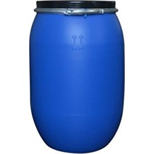 Plastik Varil - Bidon 120 Lt. %100 Hdpe Gövde, Metal Çember Sızdırmaz Conta