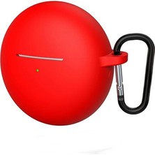 Adige Huawei Freebuds 7i Kulaklık Kılıfı Silikon Kırmızı