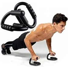 Siyah Push Up Stands Profesyonel Şınav Aleti