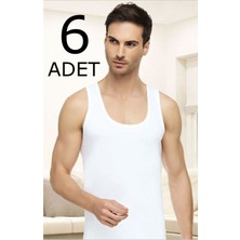 6'lı Paket %100 Pamuk Erkek Penye Atlet – Xs'ten Battal Bedenlere