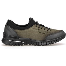 Voyager 9393 Kadın Hakiki Deri Casual Ayakkabı Haki