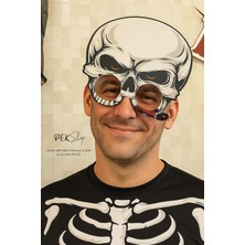 Kuru Kafa Cadılar Bayramı Gözlük Halloween Aksesuarı