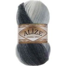 Alize  Diva  Batik  5  Adet  Siyah - Beyaz  Colar  : 1900