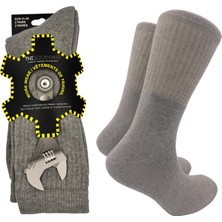 Havlu Taban Pamuklu İş Çorabı – Outdoor Çorabı İngiliz Anahtarı Temalı Paket | 2 Çift | 41-46 Numara