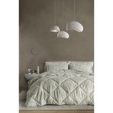 Nola Easy Cotton Comforter Set Tek Kişilik Adaçayı