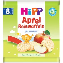 Hipp Organik Elmalı Pirinçli Bebek Gofreti 30 gr