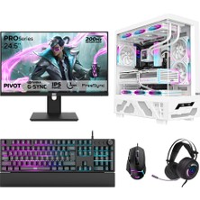 Dragos DRX7782 Ryzen 7 7800X3D 32GB Ddr5 2tb Gen4 Nvme 16GB RTX5060TI 24.5 Inç 200Hz 1ms Oyuncu Hazır SISTEMDRX7782