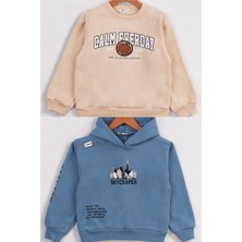 Erkek Çocuk 2'li Paket Basic Sweatshirt