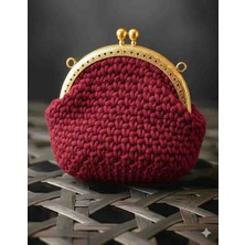 “el Örgüsü Makrome Klipsli Cüzdan