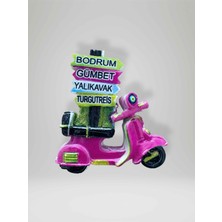 Bodrum / Gümbet / Yalıkavak / Turgutreis Temalı Kabartmalı Polyester Magnet