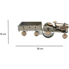 Dekoratif Metal Traktör Römorklu C1602