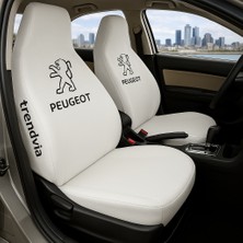 Peugeot Ön ve Arka Oto Koltuk Kılıfı Penye Servis Tipi Kılıf Seti